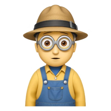 Cute minion at Thanksgiving sticker