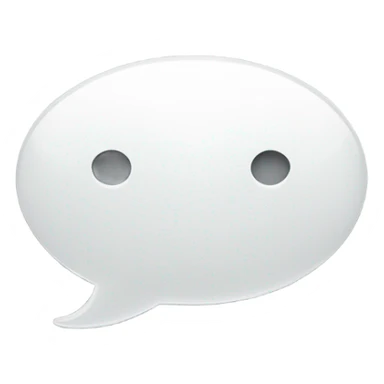 speech-bubble white with a grey point and in a tuxedo sticker