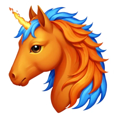 fire horse 2026 blue sticker