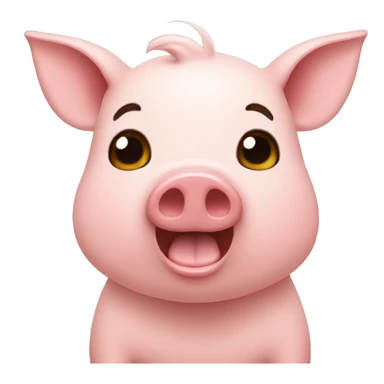 pigs singing sticker