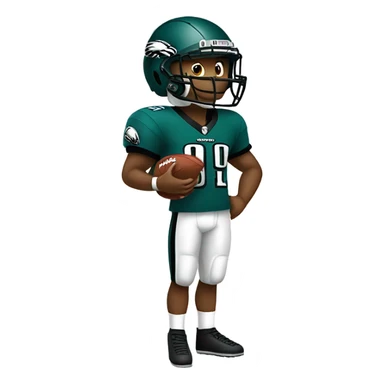 Eagles football player  sticker