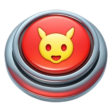 push button that says horny sticker