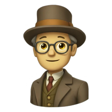 professor layton  sticker