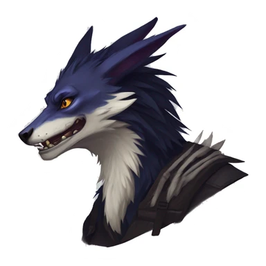Edgy Modern Feral Vernid-Sergal species by LiLaiRa sticker