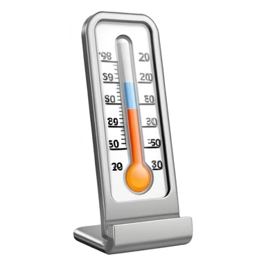 digital thermometer sticker