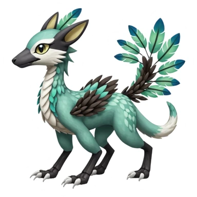 Meloetta-Vernid-Trico-Sergal-Pokémon-Fakémon-fusion-hybrid-creature sticker