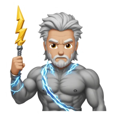 Zeus with weapon sticker