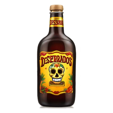 Desperados bottle sticker