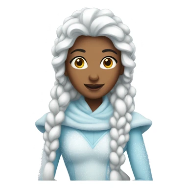 Snow princess sticker