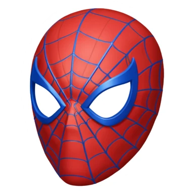 Spiderman head sticker