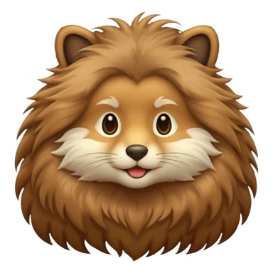 animal with long hair sticker