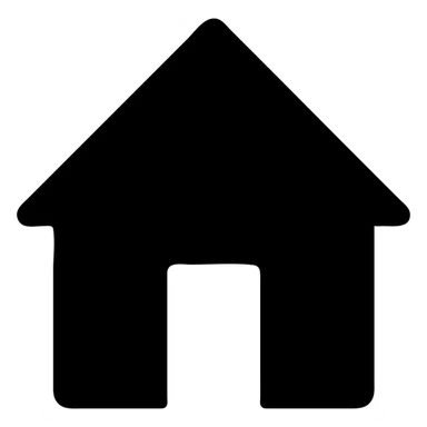 A simple house icon sticker