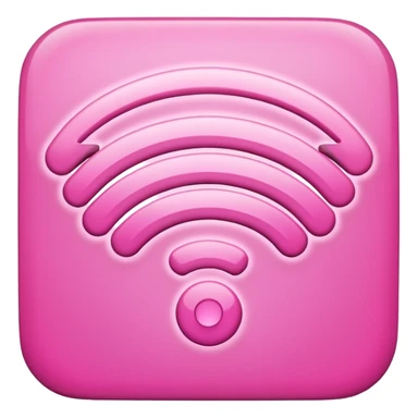 pink wifi sticker
