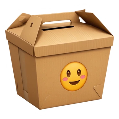 food takeaway box sticker