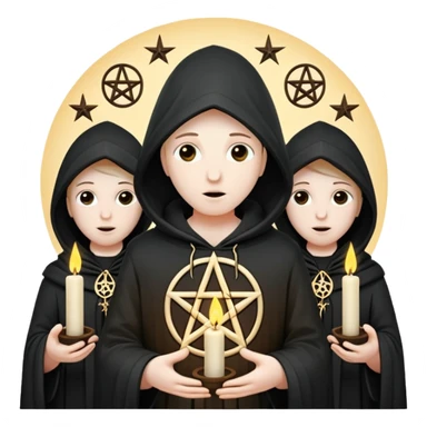 satanic ritual sticker