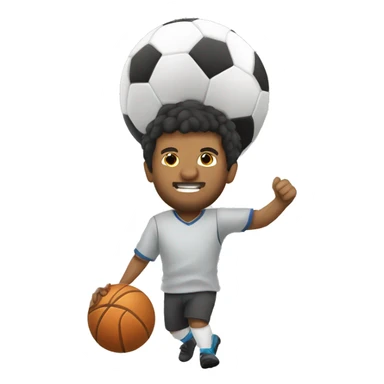 pero jugando con pelota sticker