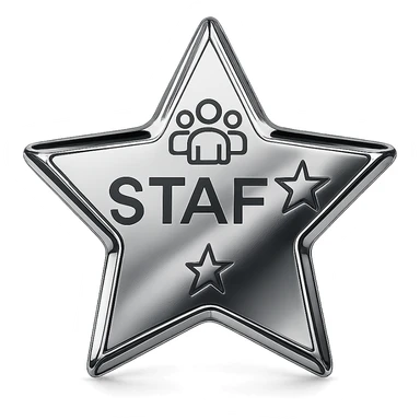 something that symbolizes the best the "staff" team sticker