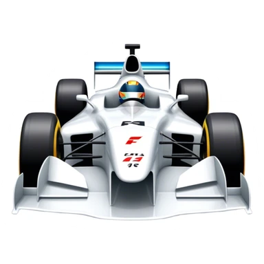 F1 racecar going at warp speed sticker