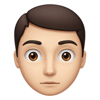 curios face one eyebrow up sticker