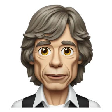 Mick jagger sticker