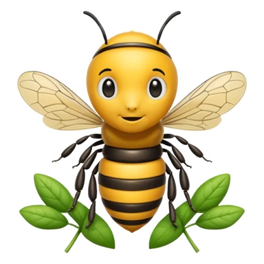 gardener bee sticker