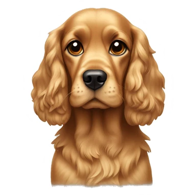 Golden cocker spaniel sticker