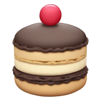Macaroon cake sticker