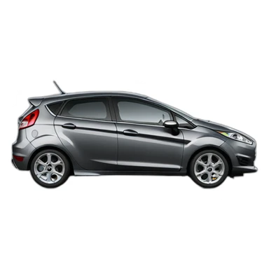 Ford fiesta dark gret sticker