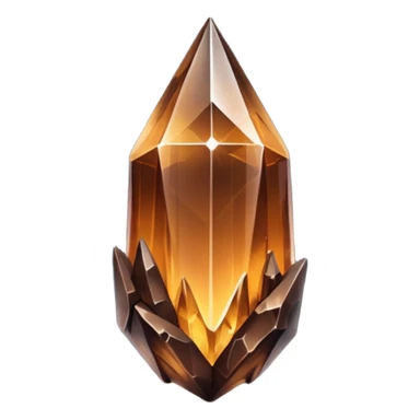 dark brown nebula crystal shard sticker