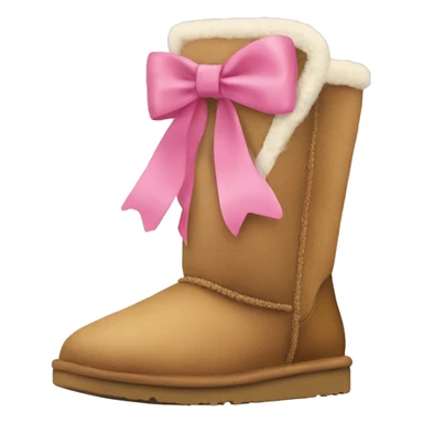 Ugg with bows  sticker