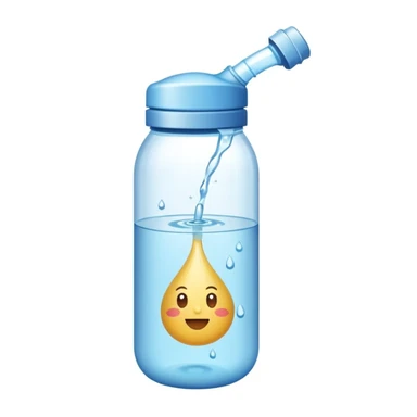 Botella de agua sticker