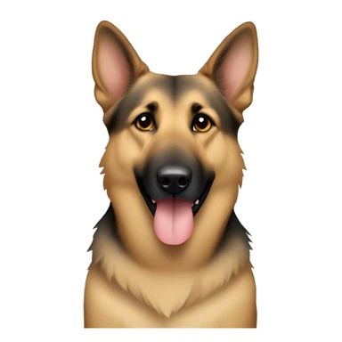 German Shepard chow mix sticker