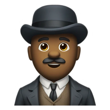 tedy bear peaky blinders sticker