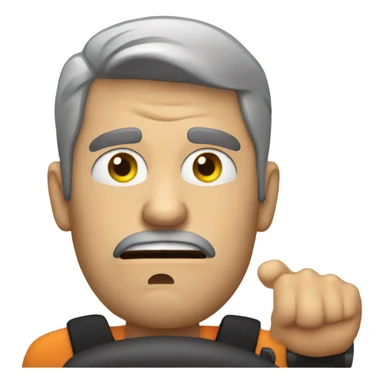 Tired irate driver sticker