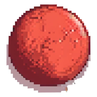 red moon sticker