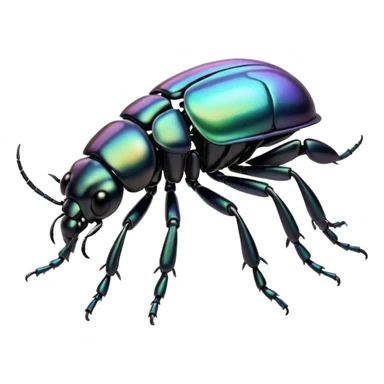 beetle side view sticker