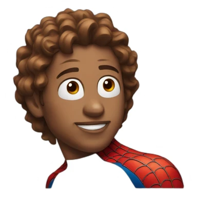 Spiderman portrait sticker