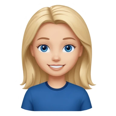 Bratz Cameron blue eyes, Blue eyes, dark blue shirt sticker