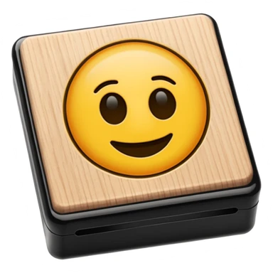make me a STAMPER emoji with the browserbase logo 🅱️ – emoji inside of it sticker