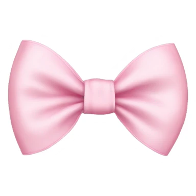 Light pink bow sticker