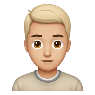 person with casual clothes sticker