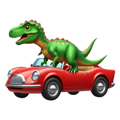 Dinosaurus on a Car sticker