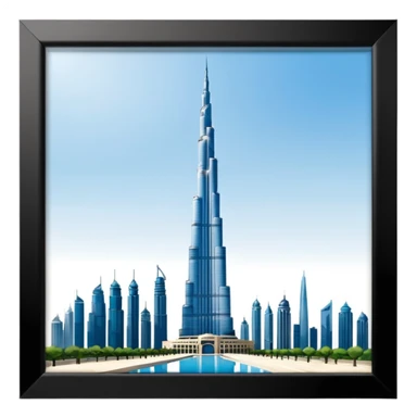 Burj khalifa sticker