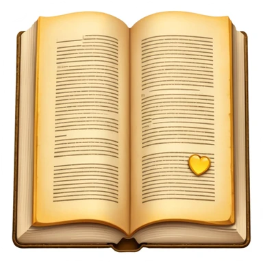 An open hardcover book  sticker