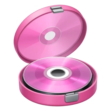 PINK CD in case  sticker