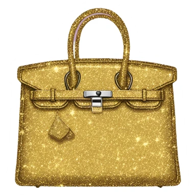 glitter birkin sticker