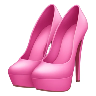 Pink heels sticker