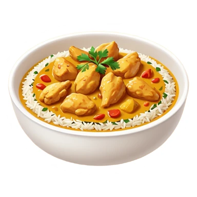 riso basmati con pollo al curry sticker