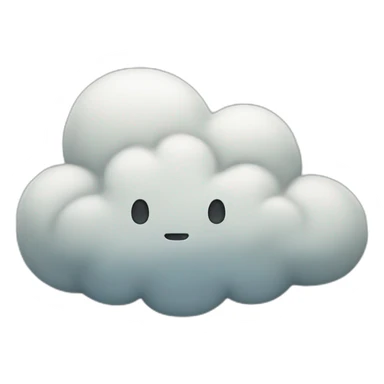 Generous pathetic cloud sticker