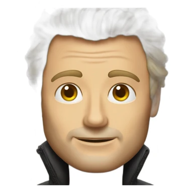 Jonny Hallyday ski sticker